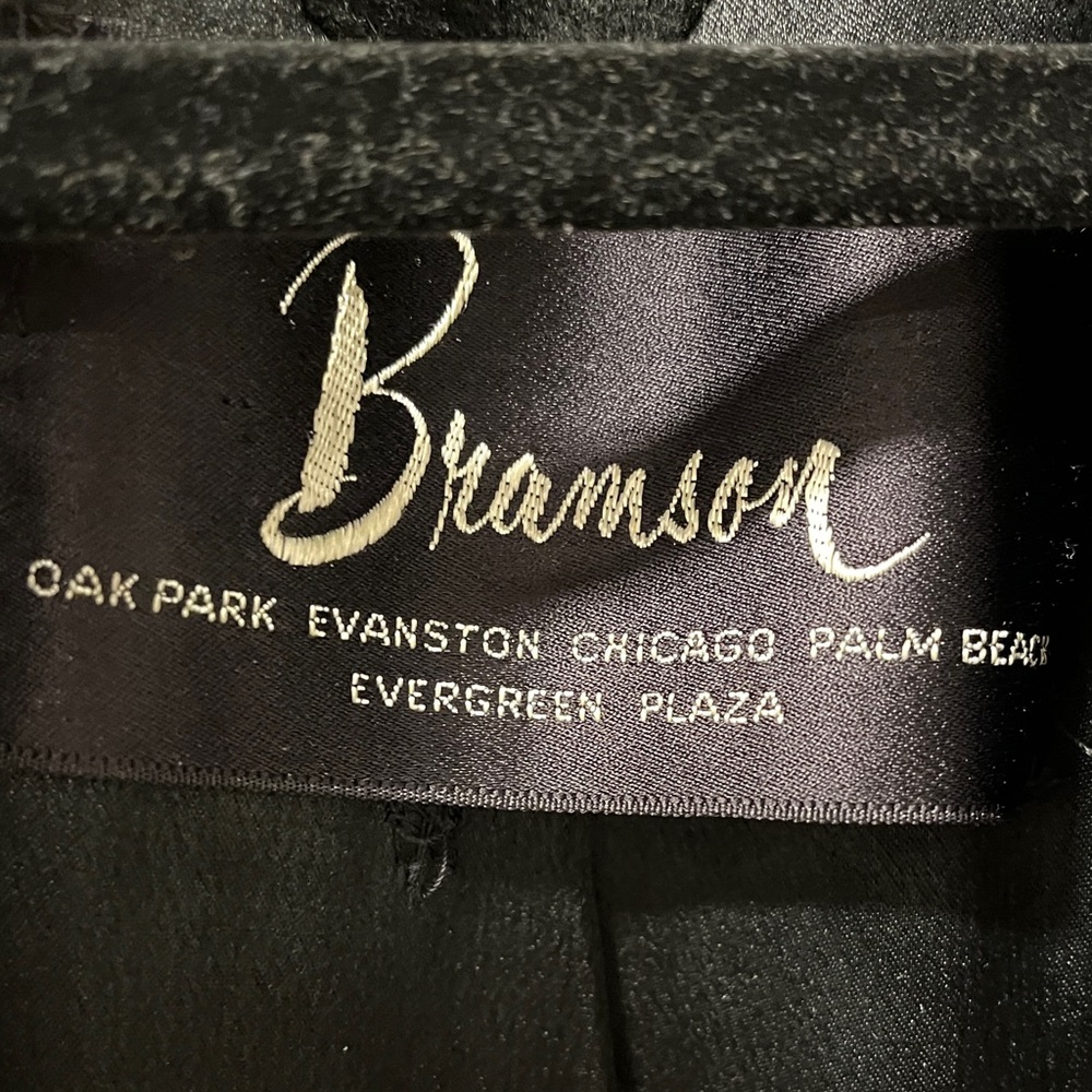 Bramson wool swing coat with mink collar - Picture 5 of 7
